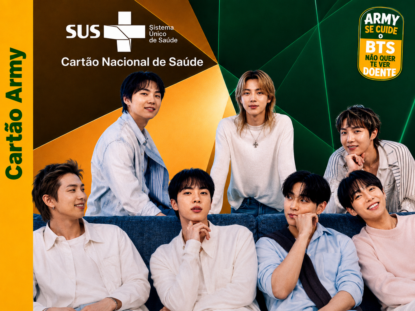 Coleção de cartões personalizados BTS
